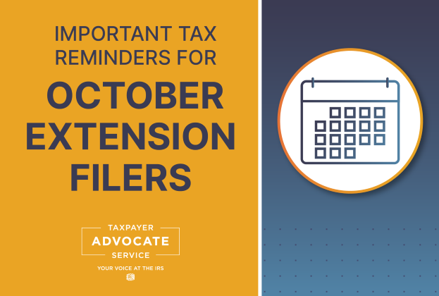 Tax Tip: Tax Reminders for October 15 Extension Filers