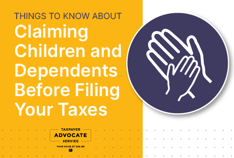 TAS Tax Tip: Valuable information about child and dependent-related tax benefits